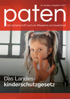 Cover des paten 04/2022 mit dem Titel Das Landeskinderschutzgesetz